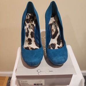 Jessica Simpson Emerald Pumps